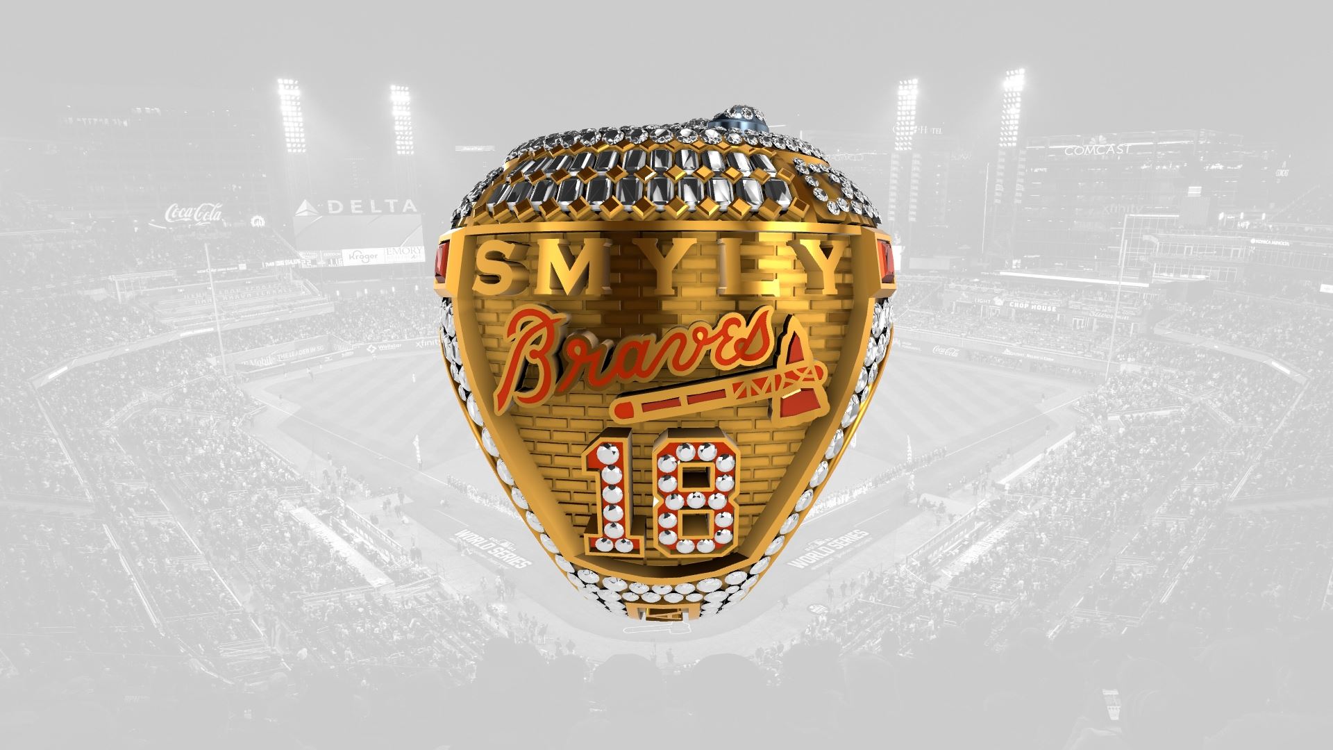 2021 Braves World Series Ring - Drew Smyly